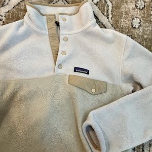 Patagonia Synchila Snap T Pullover - Cream/Beige